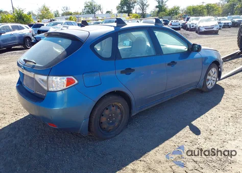 2008 Subaru Impreza 2.5I from USA, damaged, VIN JF1GH61608H806484